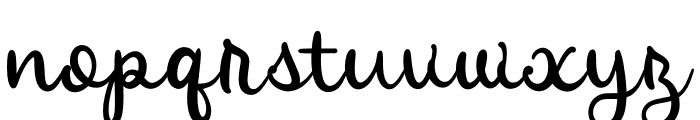 Little Luna Script Font LOWERCASE