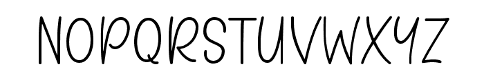 Little Peace Font UPPERCASE