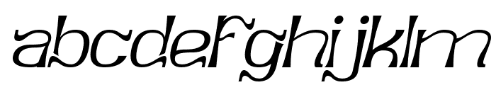 Little Piece Italic Font LOWERCASE