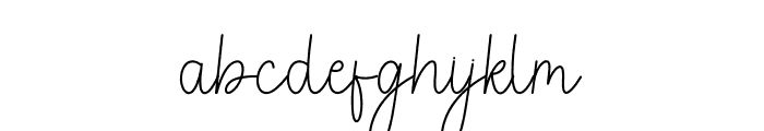 Little Present Font LOWERCASE