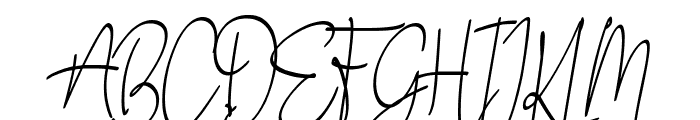 Little Queen Signature Font UPPERCASE