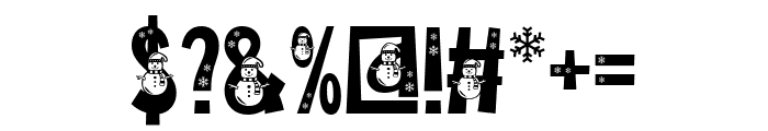 Little Snowman Story Font OTHER CHARS