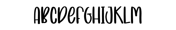 Little The Wings Font UPPERCASE