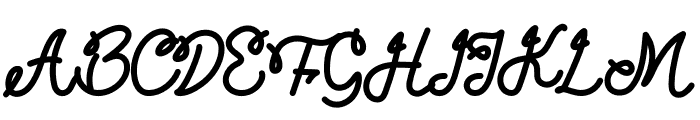 Little Thomas Font UPPERCASE