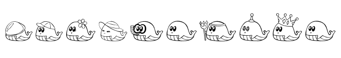 Little-Whale Font OTHER CHARS