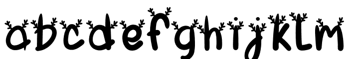 Little reindeer Font LOWERCASE