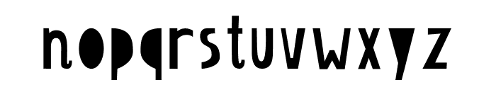 LittleBearBlack Font LOWERCASE