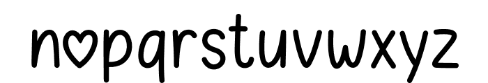 LittleLovey Font LOWERCASE