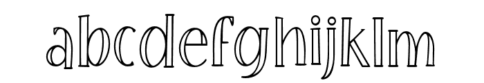 LittlePoppy-Regular II Font LOWERCASE