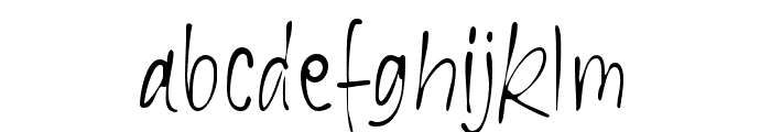 LittleTokyo-Regular Font LOWERCASE