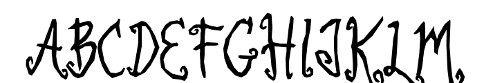 LittleWitch-Regular Font UPPERCASE