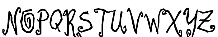 LittleWitch-Regular Font UPPERCASE