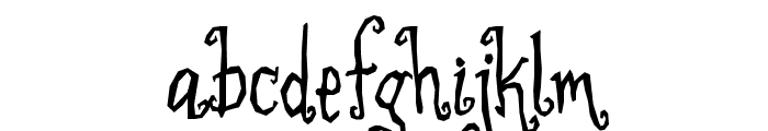 LittleWitch-Regular Font LOWERCASE