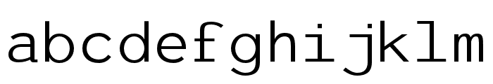 Livemono-Light Font LOWERCASE