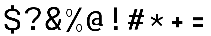 Livemono-Regular Font OTHER CHARS
