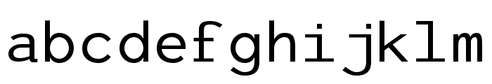 Livemono-Regular Font LOWERCASE