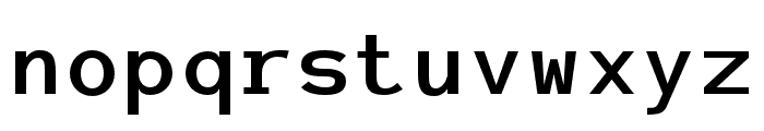 Livemono-SemiBold Font LOWERCASE