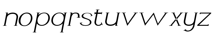 Li?vin Thin Italic Font LOWERCASE