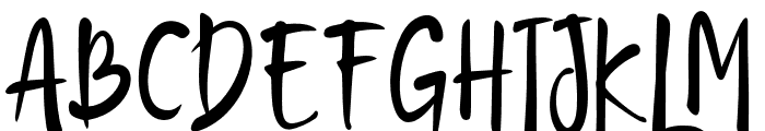 Livington-Regular Font UPPERCASE