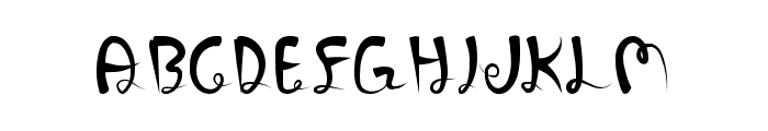 LizardTail-Regular Font UPPERCASE