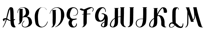 Lizards Font UPPERCASE