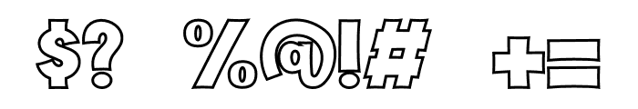 Locobeans Outline Font Regular Font OTHER CHARS
