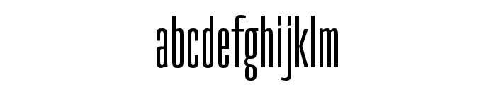 LoftStd-ExtraLight Font LOWERCASE