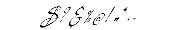 Logically Signature Italic Font OTHER CHARS