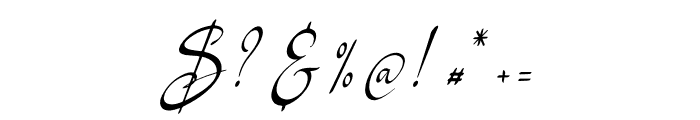 Logically Signature Font OTHER CHARS