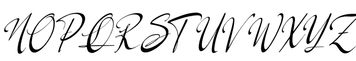 Logically Signature Font UPPERCASE