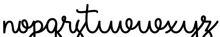 Login Love Font LOWERCASE