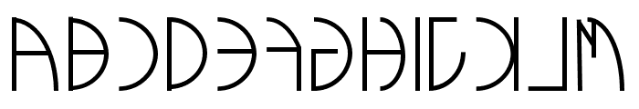 Logomirror Font LOWERCASE