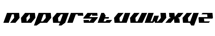 Logopedia Next 700 Bold Italic Font LOWERCASE