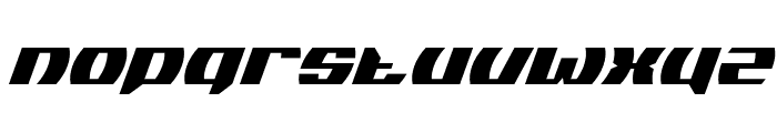 Logopedia Now 700 Bold Italic Font LOWERCASE