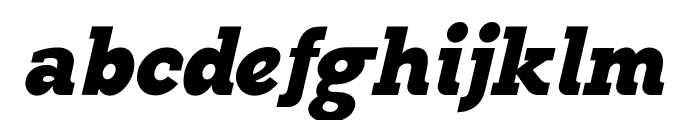 Logud Black Italic Font LOWERCASE