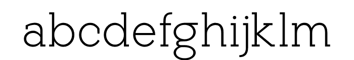 Logud Extra Light Font LOWERCASE