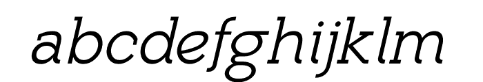 Logud Light Italic Font LOWERCASE