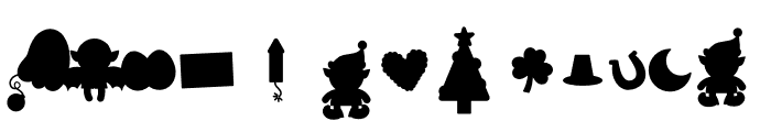 Loli-dolly HolidaysB Font UPPERCASE