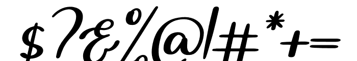 Lolytta Renda Italic Font OTHER CHARS