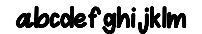 Loncheritabold Font LOWERCASE