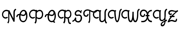 Londers-Regular Font UPPERCASE