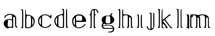 London Regular Font LOWERCASE