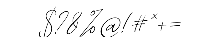 London Signature Italic Font OTHER CHARS