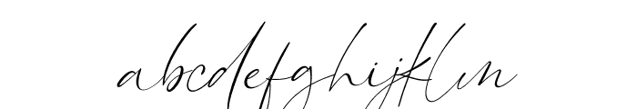 London Signature Italic Font LOWERCASE