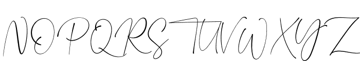 London Signature Font UPPERCASE