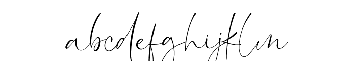 London Signature Font LOWERCASE
