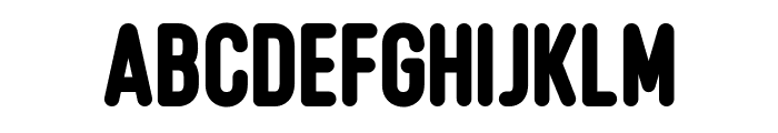 Lonebold Round Font UPPERCASE