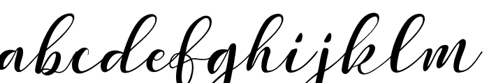 LonellyGirl Font LOWERCASE