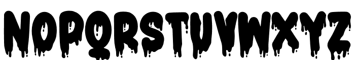 Lonely Dripping Font LOWERCASE