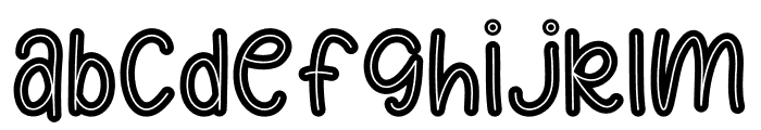 Lonely Girl Inline Font LOWERCASE